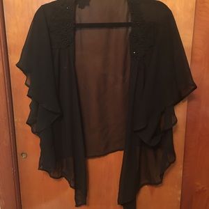 Unique detailed flowy cover up